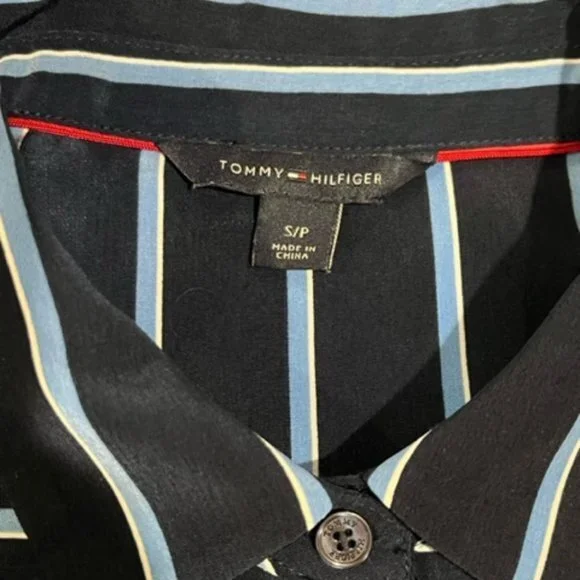 Tommy Hilfiger Striped Midi Shirt Dress - Picture 4 of 9